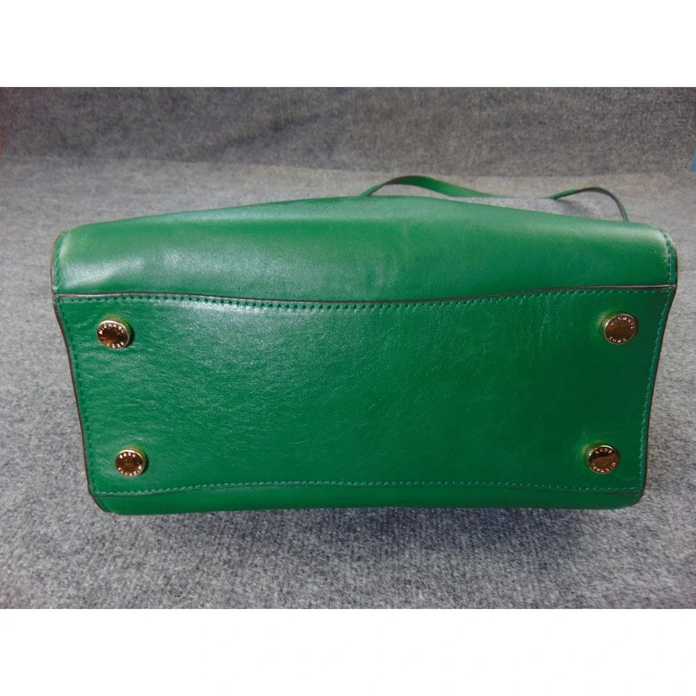 Michael Kors Hamilton Satchel Green Gold‎ Hardware 30F4GHXS3L Crossbody Bag